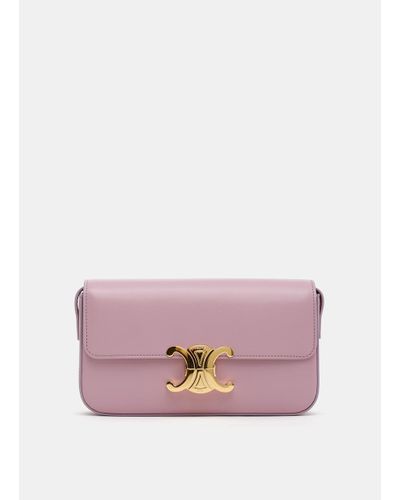 celine triomphe bag pink
