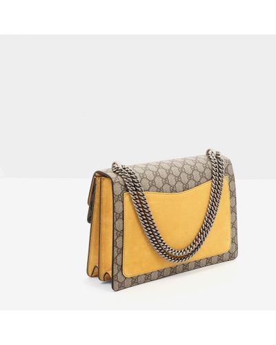 Gucci Leather Gg Bag in Yellow -