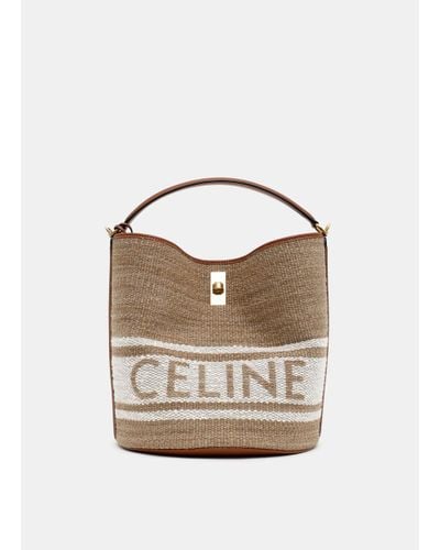 Celine Small Triomphe Bucket Bag - Brown Bucket Bags, Handbags - CEL233030