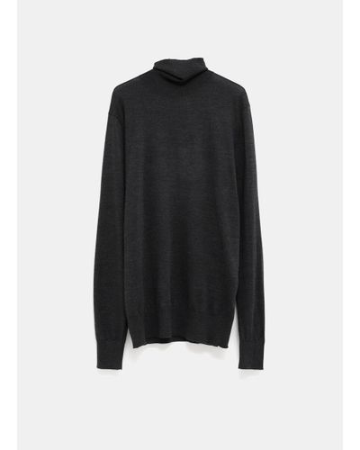 Givenchy Turtleneck Sweater In Wool And Cashmere - Black