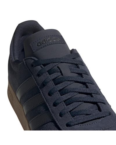 adidas Suede Vl Court 2.0 Casual Trainers in Navy Blue (Blue) for Men