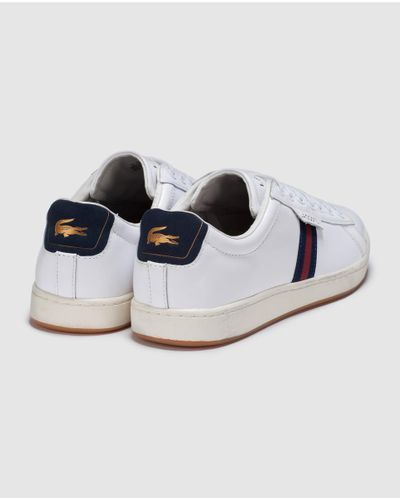 lacoste white rubber shoes