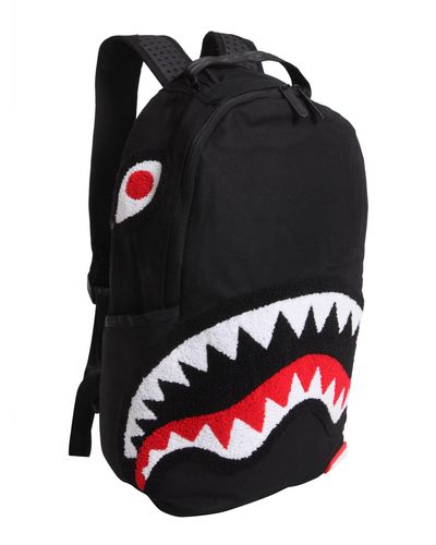 sprayground chenille shark backpack