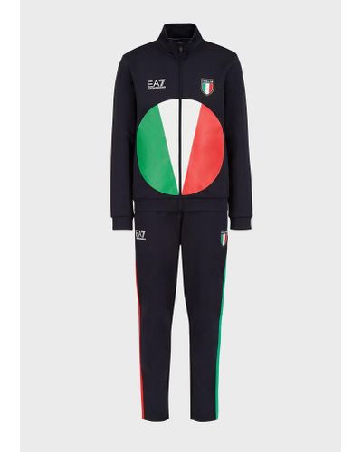 Tuta Team Italia Podio Olimpiadi Tokyo 2020Emporio Armani in Cotone da Uomo  colore Blu | Lyst