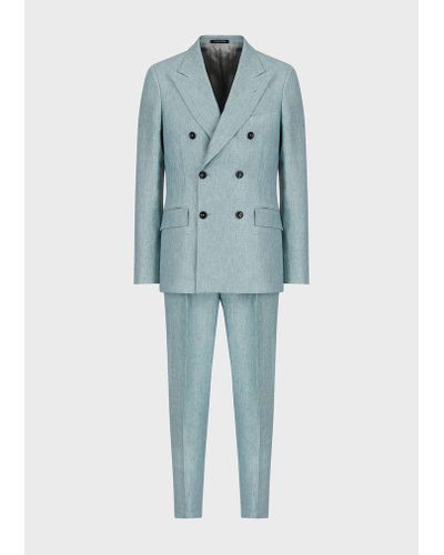 armani green suit