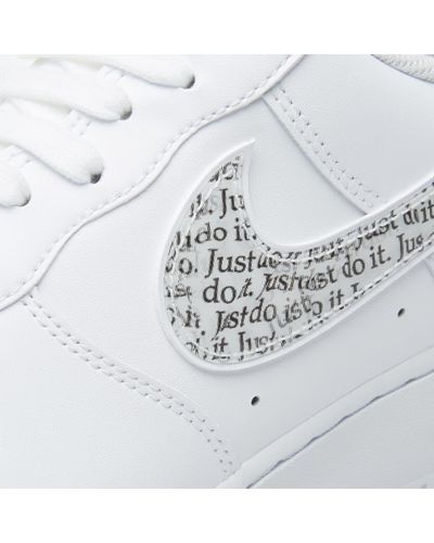 Nike Air Force 1 '07 Lv8 Just Do It Sneaker in White for Men | Lyst