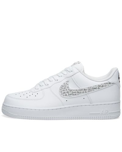 nike air force white just do it