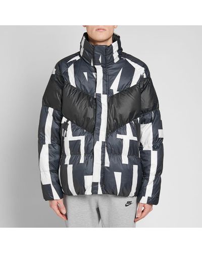 nike printed down jacket