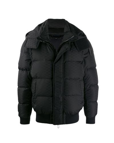 armani puffer jacket black