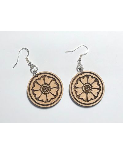 Etsy White Lotus Avatar Iroh Zuko Laser Etched Maple Wood Earring Lyst