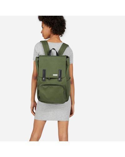 modern snap backpack