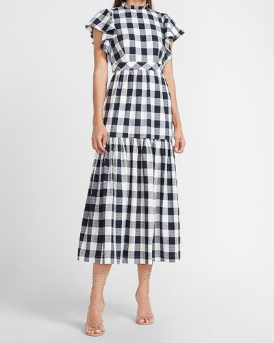 express gingham dress