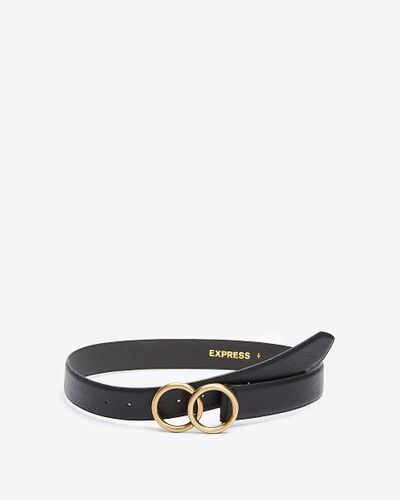 Express Denim Double O Ring Belt Gold In Metallic Lyst Express Denim Double O Ring Belt Gold In Metallic Lyst