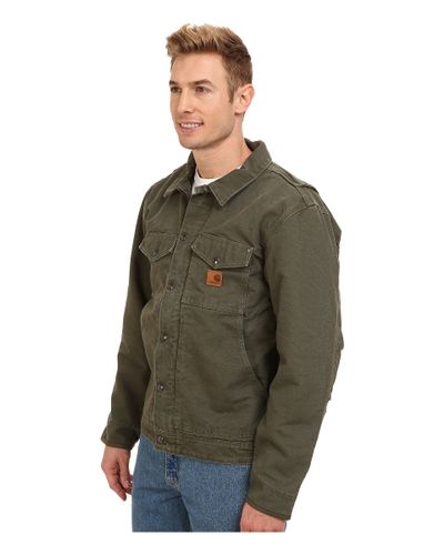Carhartt Berwick Jacket in Army Green (Green) for Men | Lyst