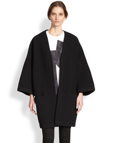cocoon coat black