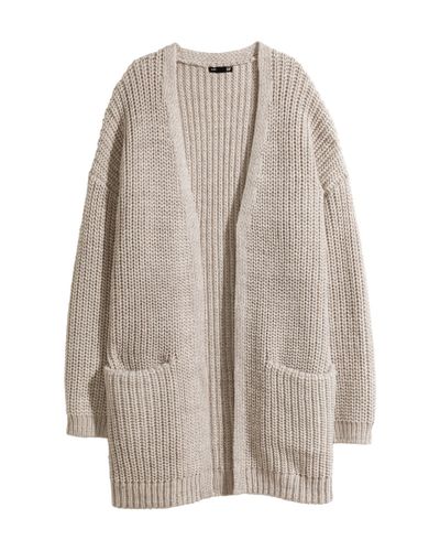 rib knit cardigan