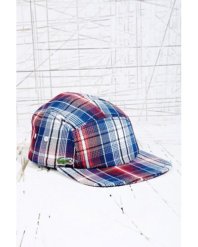 lacoste checkered cap