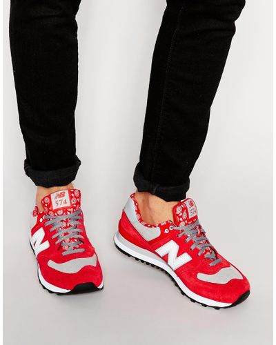 new balance 574 paisley camouflage