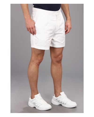 Fred Perry Tailored Tennis Shorts in White for Men | Lyst