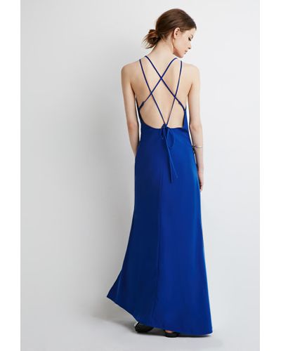 blue satin dress zara