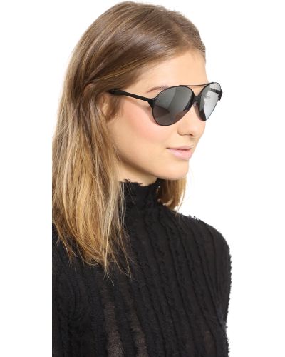 Black matte aviator sunglasses womens Clearance