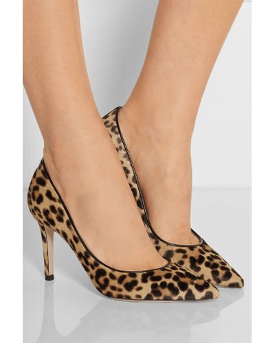 gianvito rossi leopard heels