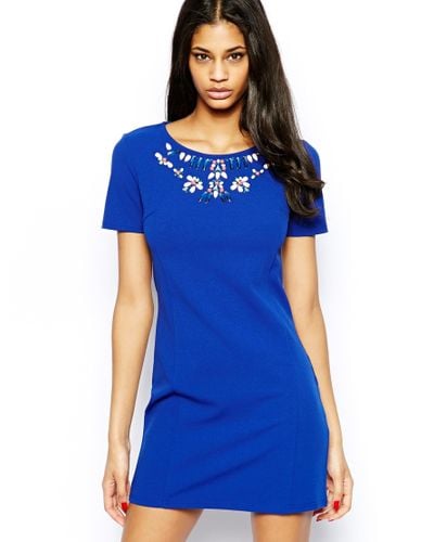 lipsy necklace shift dress
