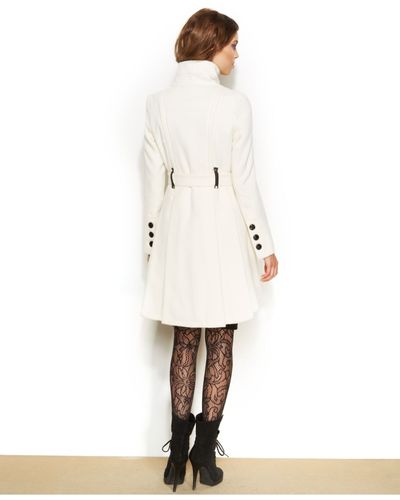 steve madden white coat