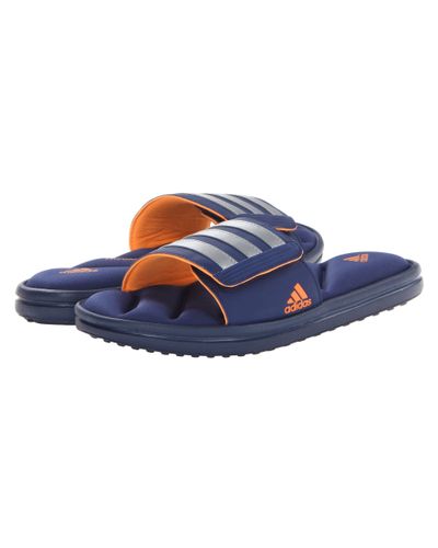 adidas Zeitfrei Fitfoam Slide in Blue for Men - Lyst