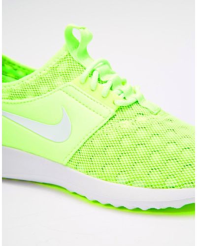 bright green trainers