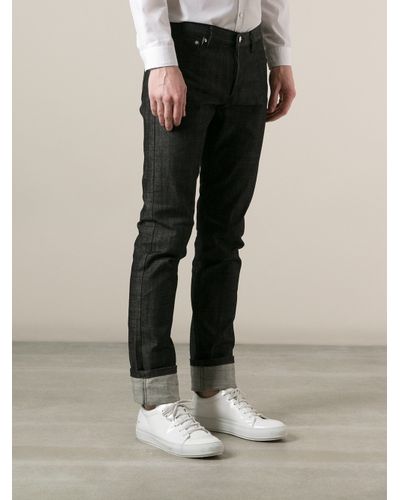 narrow apc black denim Serena 