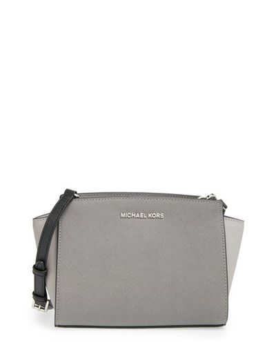 selma medium saffiano leather crossbody bag