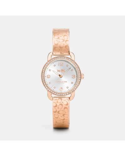 Coach delancey rose gold Clearance