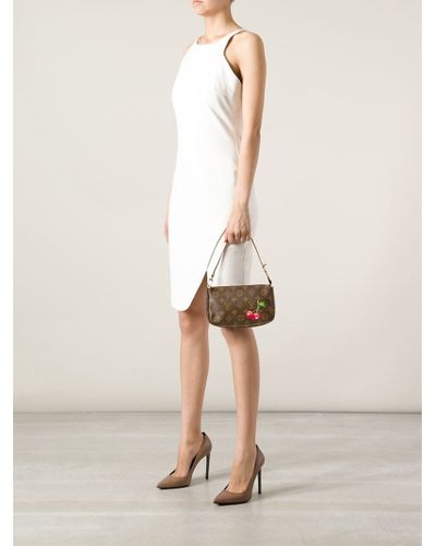 Louis Vuitton Louis Vuitton X Takashi Murakami 'Cerise Pochette' Bag in  Brown | Lyst