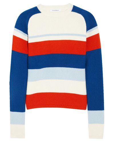 JW Anderson Striped Cashmere Sweater in Blue - Lyst