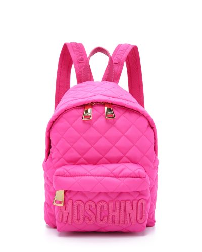 pink moschino backpack