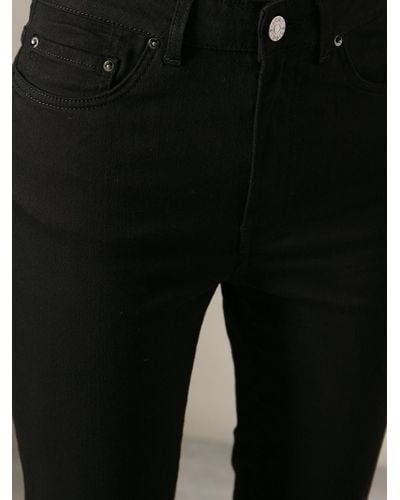 Acne Studios 'Pin Black' Skinny Jeans - Lyst