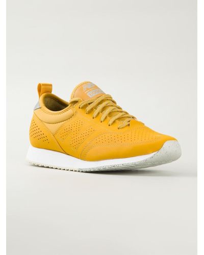 New Balance '600C' Sneakers in Yellow 
