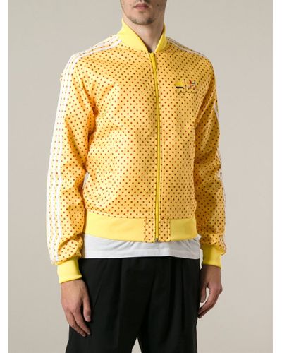 pharrell williams adidas jacket yellow