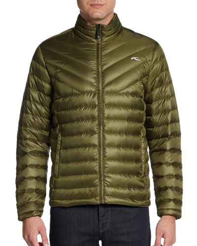 Kjus Speedline Puffer Jacket in Moss (Green) for Men | Lyst