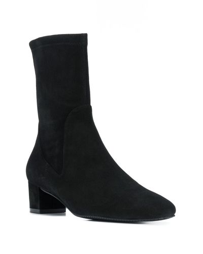 stuart weitzman ernestine leather bootie