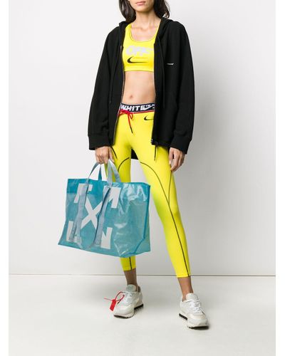off white nike legging