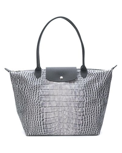 longchamp snakeskin tote