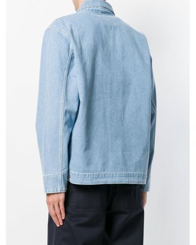 carhartt denim zip jacket