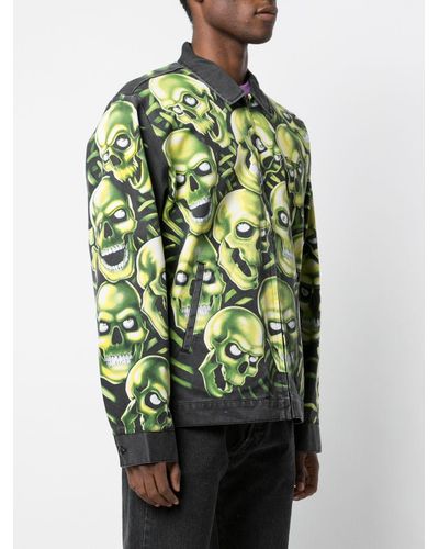 supreme skull pile work jacket