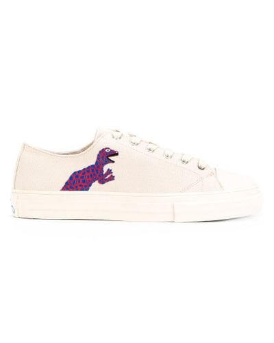 PS by Paul Smith Canvas Dinosaur Sneakers - Lyst