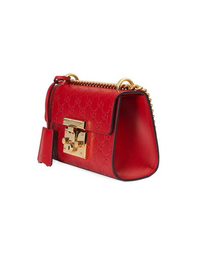 gucci padlock red