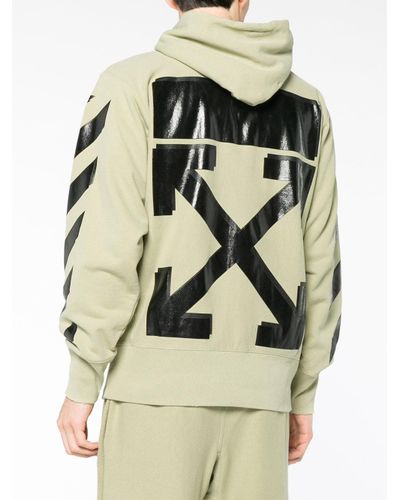 Sudadera con capucha de x Champion Off-White c/o Virgil Abloh de Algodón de  color Verde para hombre | Lyst