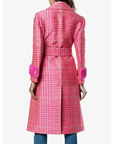 fendi pink coat
