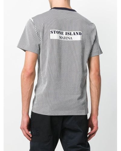 stone island marina t shirt black